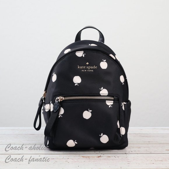 NWT Kate Spade New York Chelsea Mini Nylon Backpack in Orchard Toss Print - Picture 2 of 9